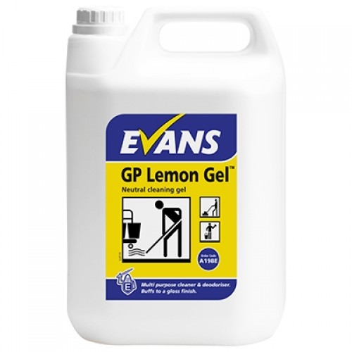 EVANS intensyvaus kvapo grindų ploviklis GP LEMON GEL, 5 l EVANS intensyvaus kvapo grindų ploviklis GP LEMON GEL, 5 l