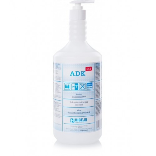 ADK612 rankų dezinfekavimo priemonė 1 l ADK612 rankų dezinfekavimo priemonė 1 l