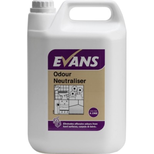 EVANS kvapų naikinimo priemonė įvairioms patalpoms ODOUR NEUTRALISER, 5 l EVANS kvapų naikinimo priemonė įvairioms patalpoms ODOUR NEUTRALISER, 5 l
