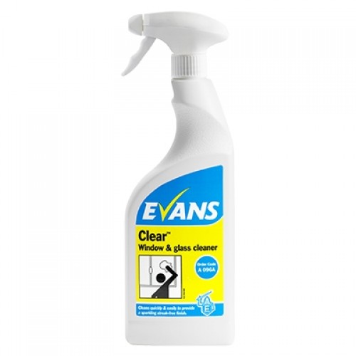 EVANS Clear paviršių valiklis, greitai nuvalo nešvarumus ir nepalieka žymių tinka stiklui, plastikui, kompiuterinei įrangai, ekranams 750 ml EVANS Clear paviršių valiklis, greitai nuvalo nešvarumus ir nepalieka žymių tinka stiklui, plastikui, kompiuterinei įrangai, ekranams 750 ml