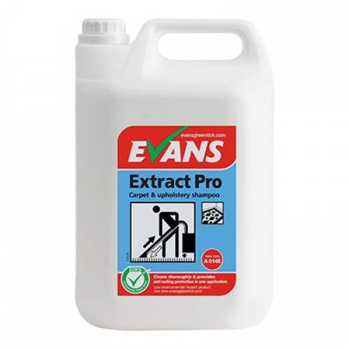 EVANS kilimų ir baldų apmušalų šampūnas EXTRACT PRO, 5 l EVANS kilimų ir baldų apmušalų šampūnas EXTRACT PRO, 5 l
