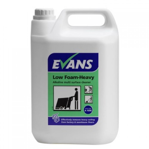 EVANS šarminis grindų ploviklis LOW FOAM HEAVY 5L EVANS šarminis grindų ploviklis LOW FOAM HEAVY 5L