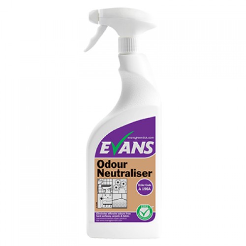 EVANS kvapų naikinimo priemonė įvairioms patalpoms ODOUR NEUTRALISER, 750 ml EVANS kvapų naikinimo priemonė įvairioms patalpoms ODOUR NEUTRALISER, 750 ml