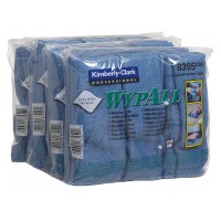 WypAll šluostė iš mikropluošto įvairiems paviršiams valyti 40x40 cm mėlyna spalva