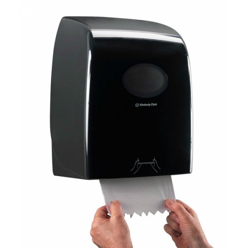 Ruloninio popieriaus dozatorius Aquarius Slimroll, juodas, 7956 Ruloninio popieriaus dozatorius Aquarius Slimroll, juodas, 7956