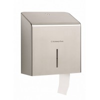 Kimberly-Clark tualetinio popieriaus laikiklis iš nerūdijančio plieno Kimberly-Clark tualetinio popieriaus laikiklis iš nerūdijančio plieno