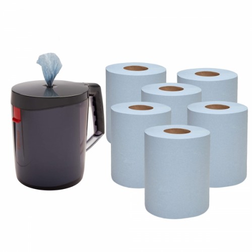 KIMBERLY-CLARK Wypall Reach L10 Service & Retail ruloninis popierius traukiamas iš vidaus KIMBERLY-CLARK Wypall Reach L10 Service & Retail ruloninis popierius traukiamas iš vidaus